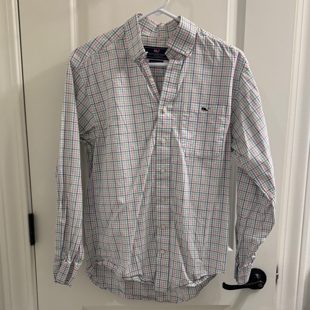 Vineyard Vines Multicolor Plaid Men's Shirt